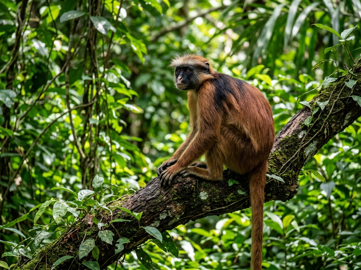 Jozani Forest red colobus monkeys