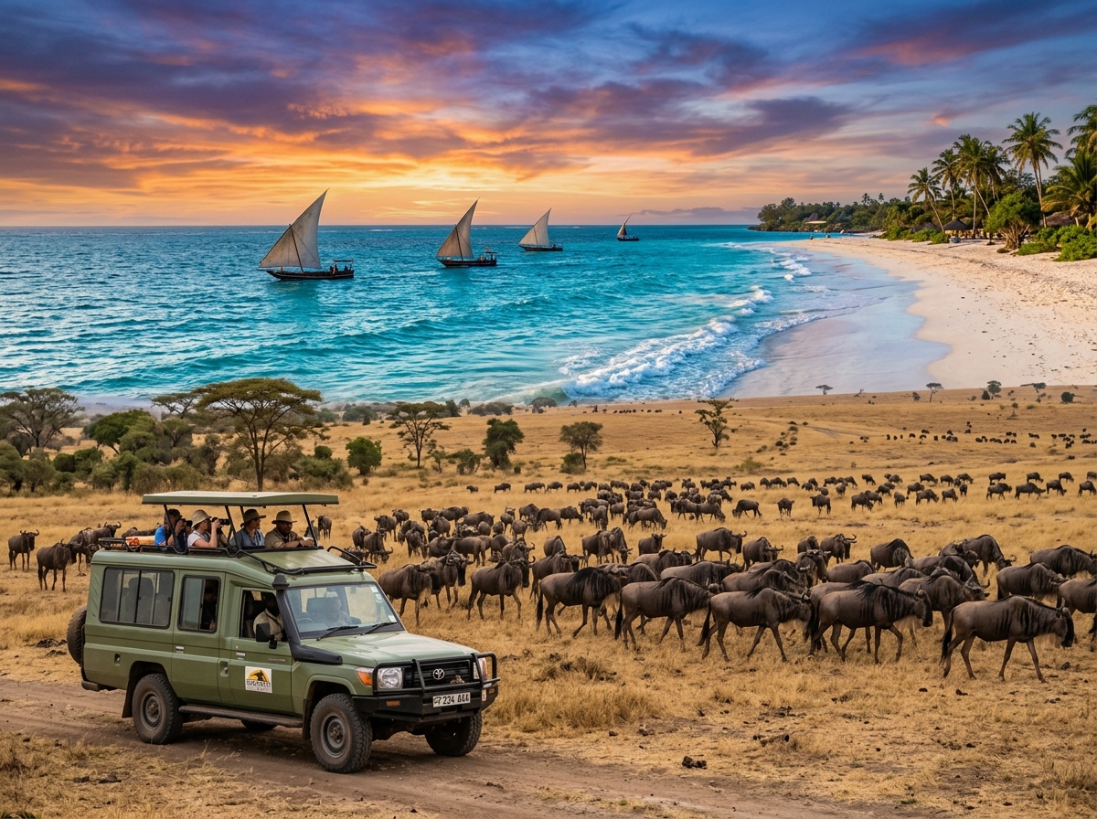 12 Days Safari and Zanzibar combo package